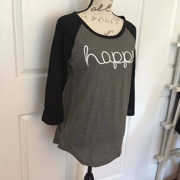 "Happy" T-shirt NWOT! - Picture 8 of 11